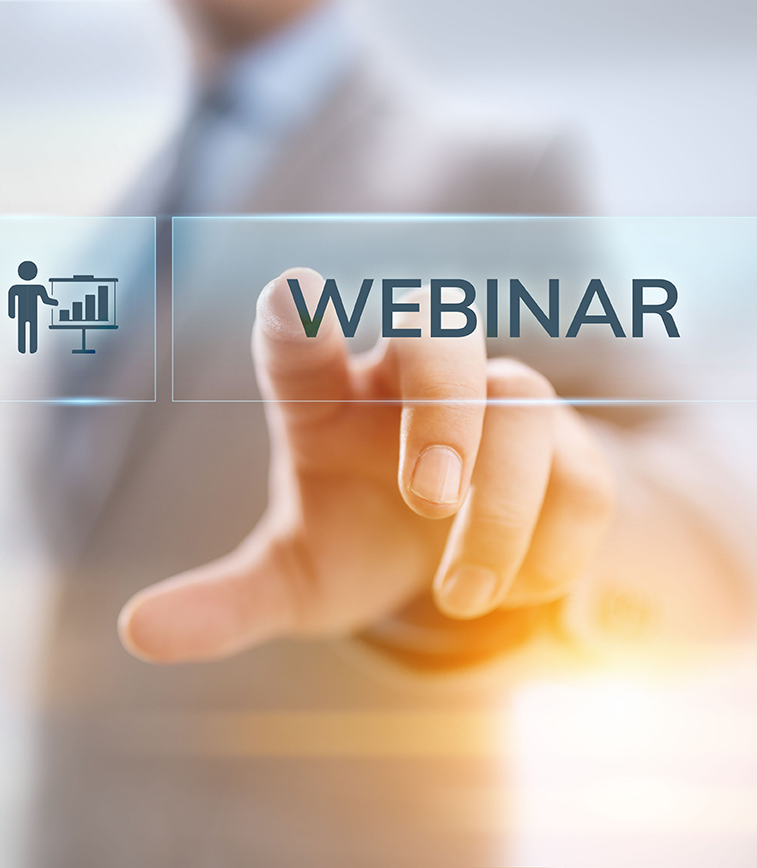 Webinar E-learning Online Seminar Education Business concept.